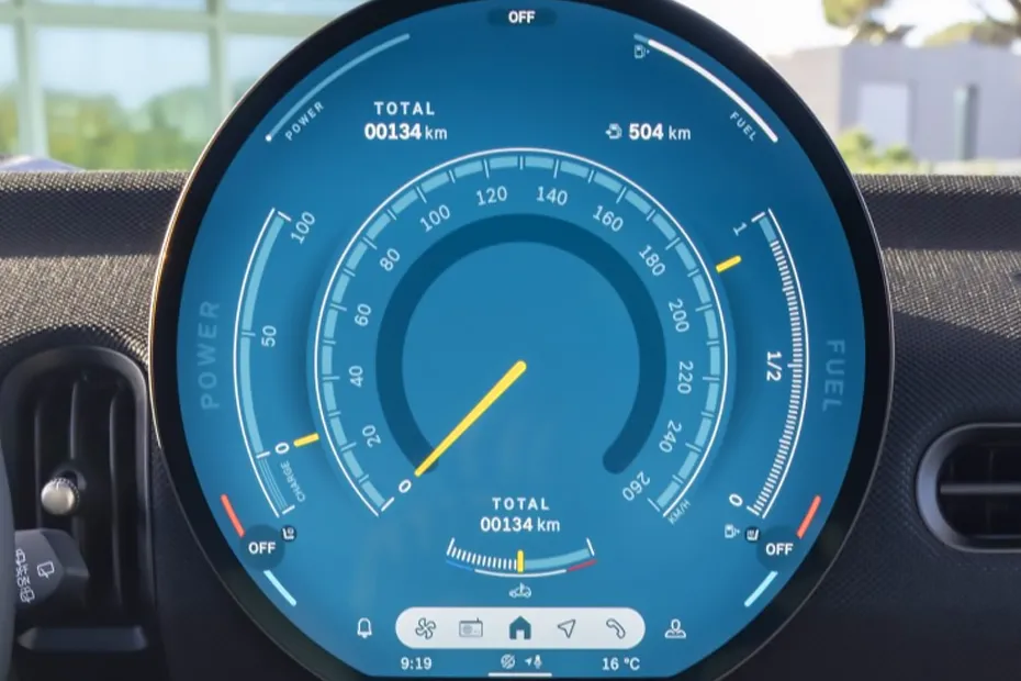 Mini Cooper S Interior — Instrument Cluster