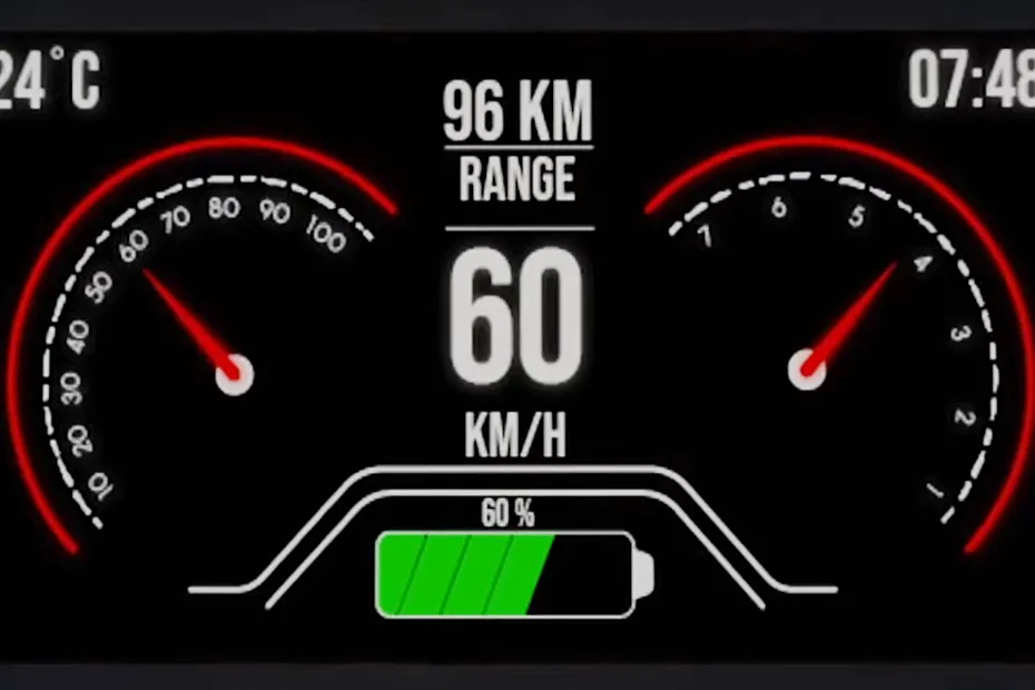 PMV EaS E Interior — Instrument Cluster