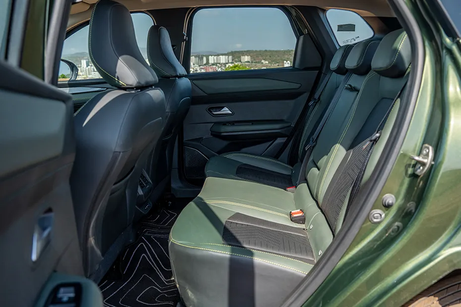 Renault Duster Interior — Rear Seats