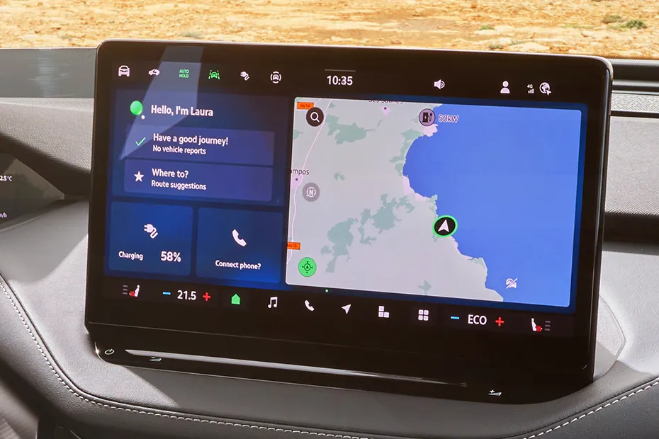 Skoda Elroq Interior — Infotainment System Main Menu