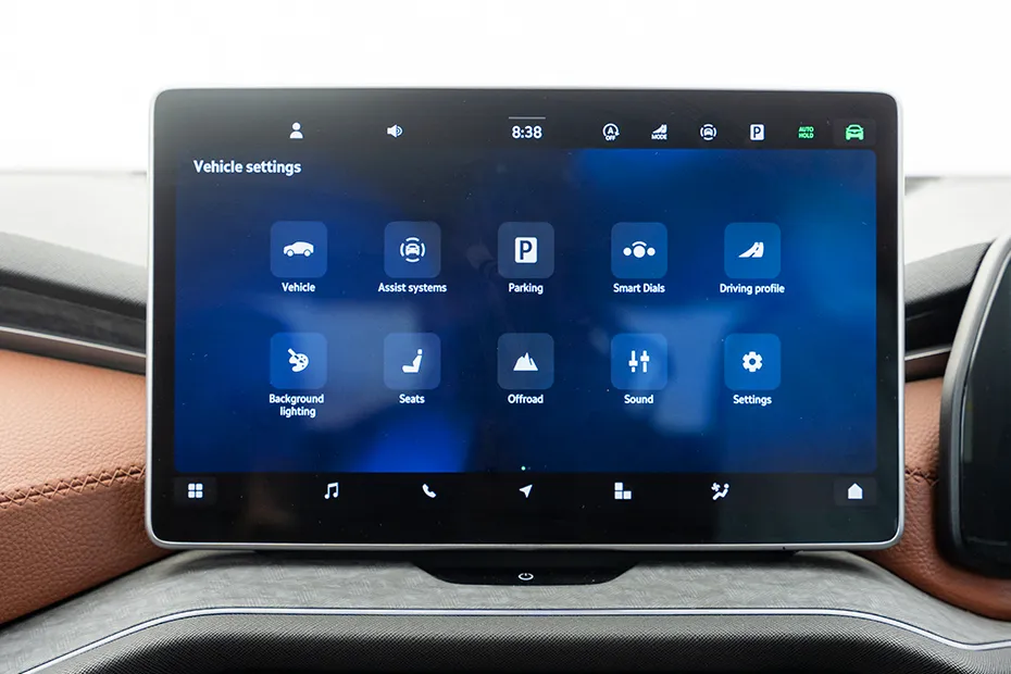 Skoda Kodiaq Interior — Infotainment System Main Menu