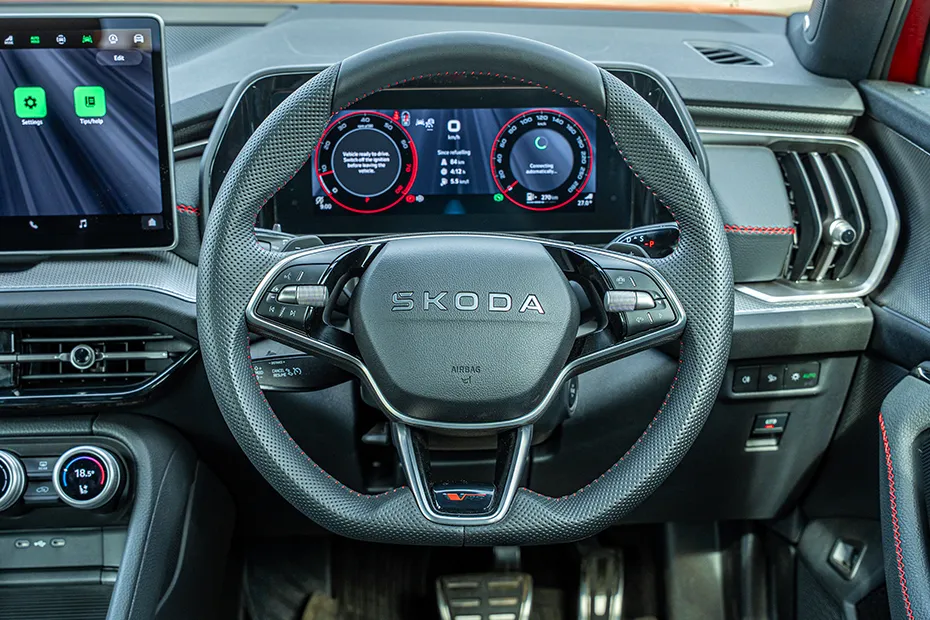 Skoda Kodiaq RS Interior — Steering Wheel