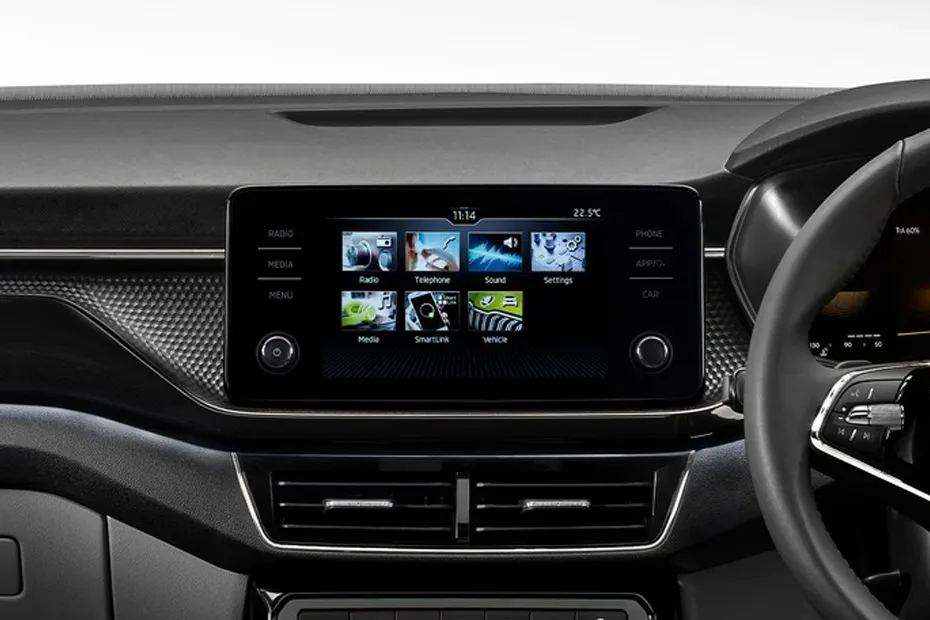 Skoda Kushaq 2021-2026 Interior — Infotainment System Main Menu