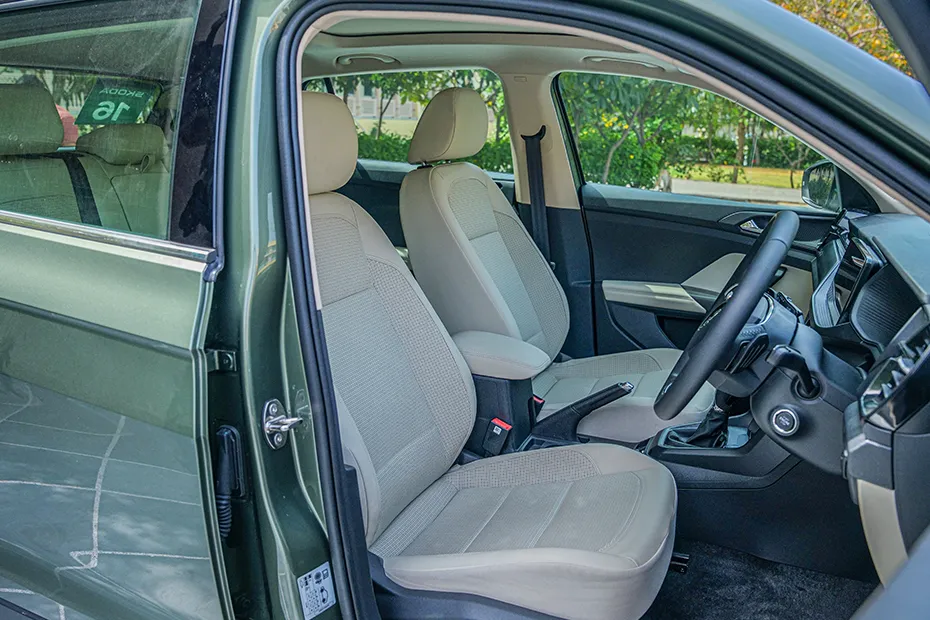 Skoda Kushaq Interior — Door View Of Driver Seat