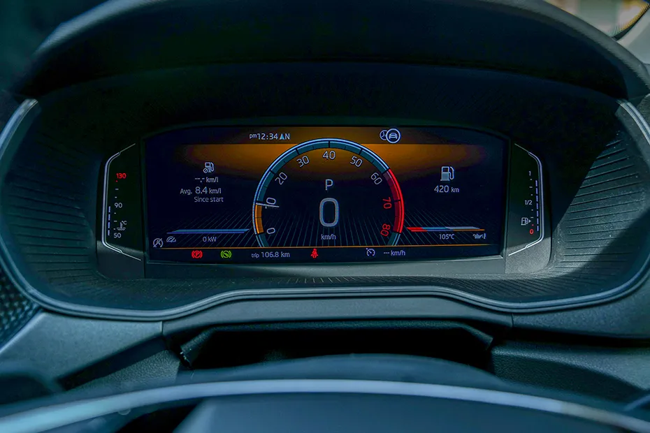 Skoda Kushaq Interior — Instrument Cluster