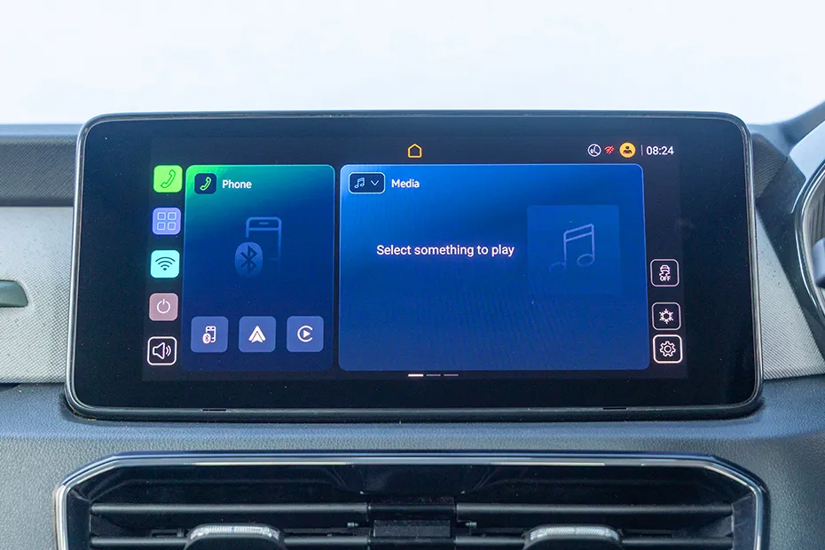 Skoda Kylaq Interior — Infotainment System Main Menu