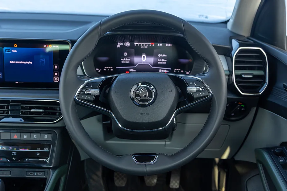 Skoda Kylaq Interior — Steering Wheel