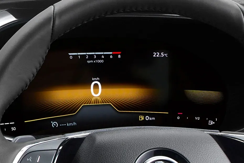 Skoda Slavia Interior — Instrument Cluster