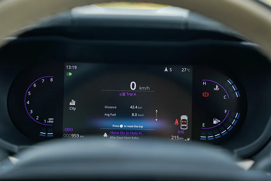 Tata Altroz Interior — Instrument Cluster