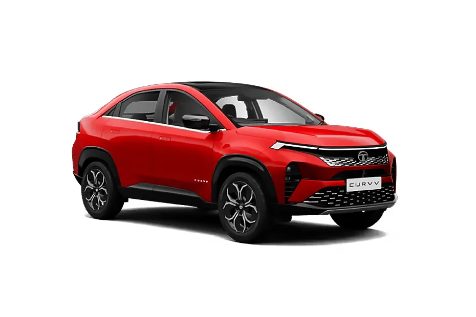 Tata Curvv — Flame Red with Dual tone
