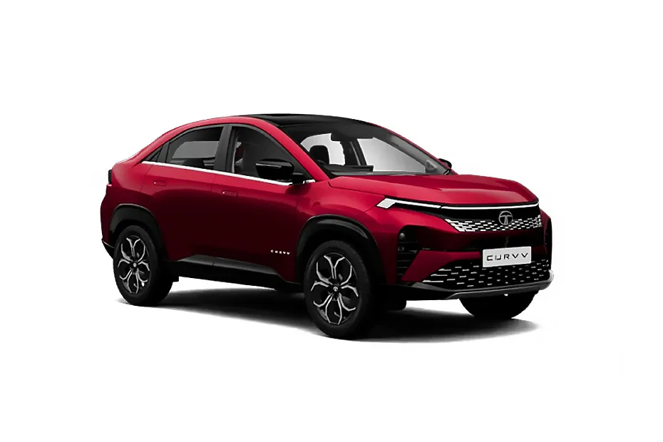 Tata Curvv — Nitro Crimson with Dual Tone