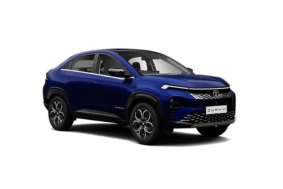 Tata Curvv — Opera Blue with Dual Tone