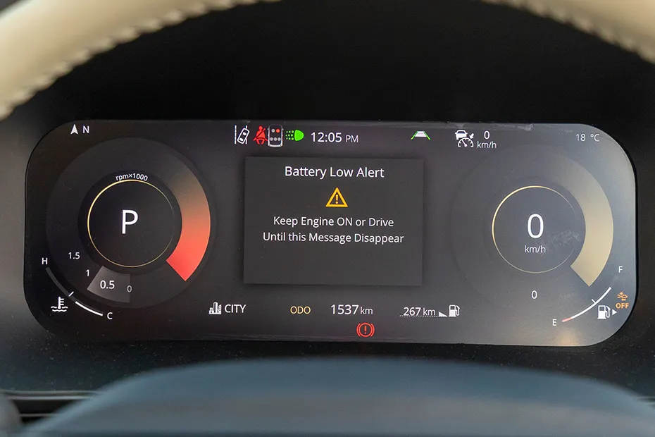Tata Harrier Interior — Instrument Cluster
