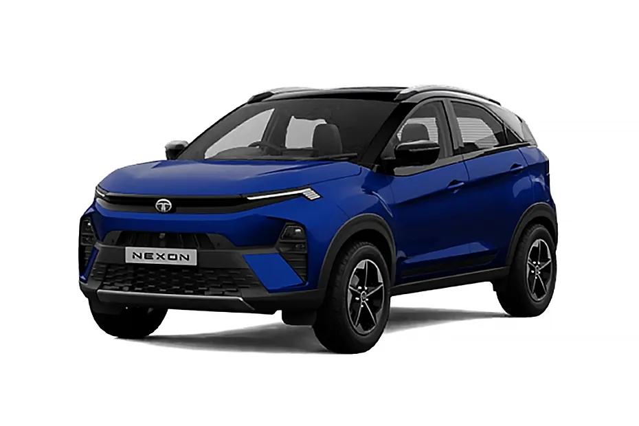 Tata Nexon — Royal blue dual tone