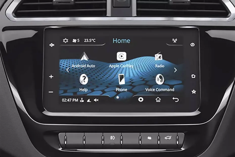 Tata Tiago NRG Interior — Infotainment System Main Menu