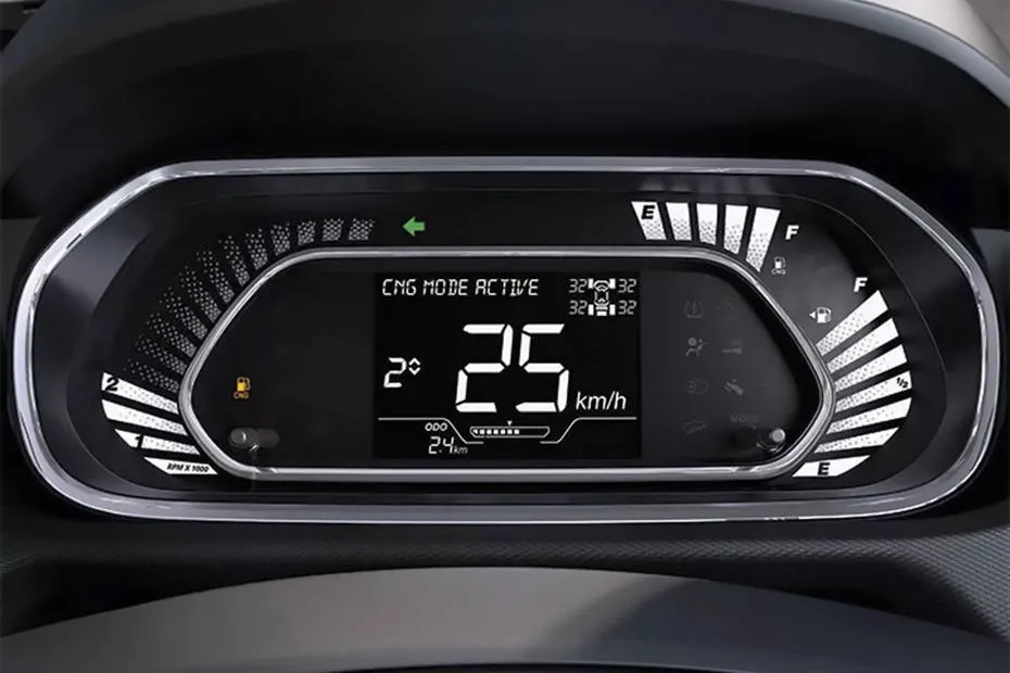 Tata Tiago NRG Interior — Instrument Cluster