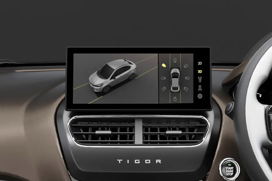 Tata Tigor Interior — Infotainment System Main Menu
