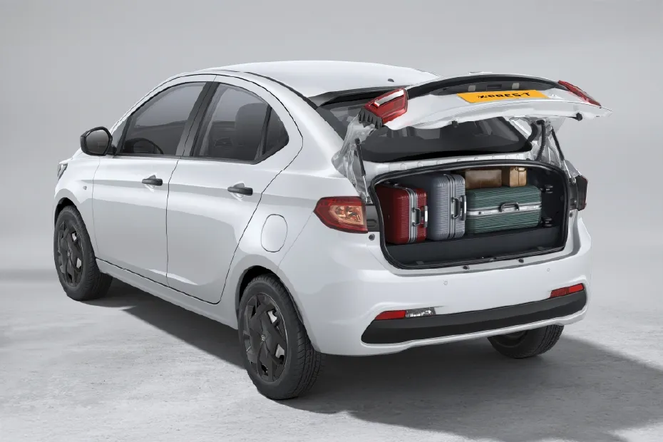 Tata Xpres Interior — Open Trunk
