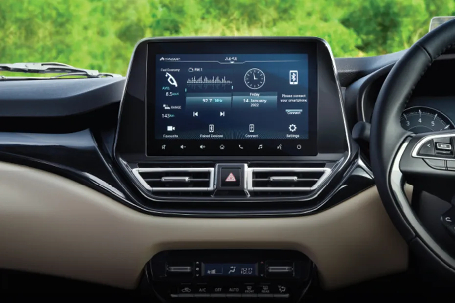 Toyota Glanza Interior — Infotainment System Main Menu