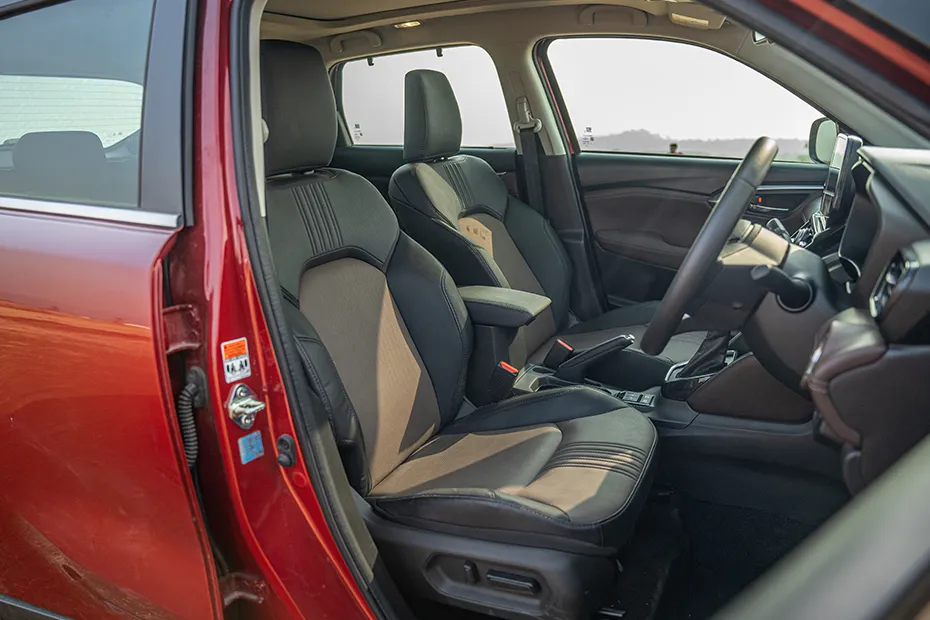 Toyota Hyryder Interior — Door View Of Driver Seat