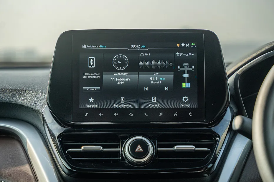 Toyota Hyryder Interior — Infotainment System Main Menu