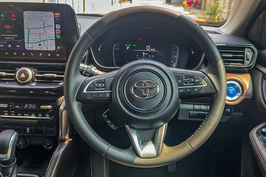 Toyota Hyryder Interior — Steering Wheel