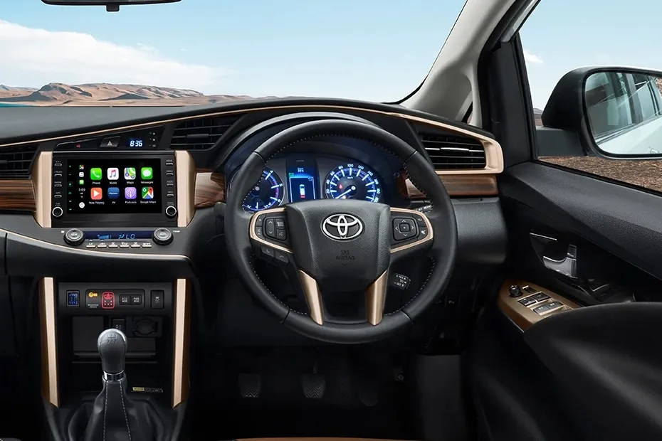 Toyota Innova Crysta Interior — Steering Wheel