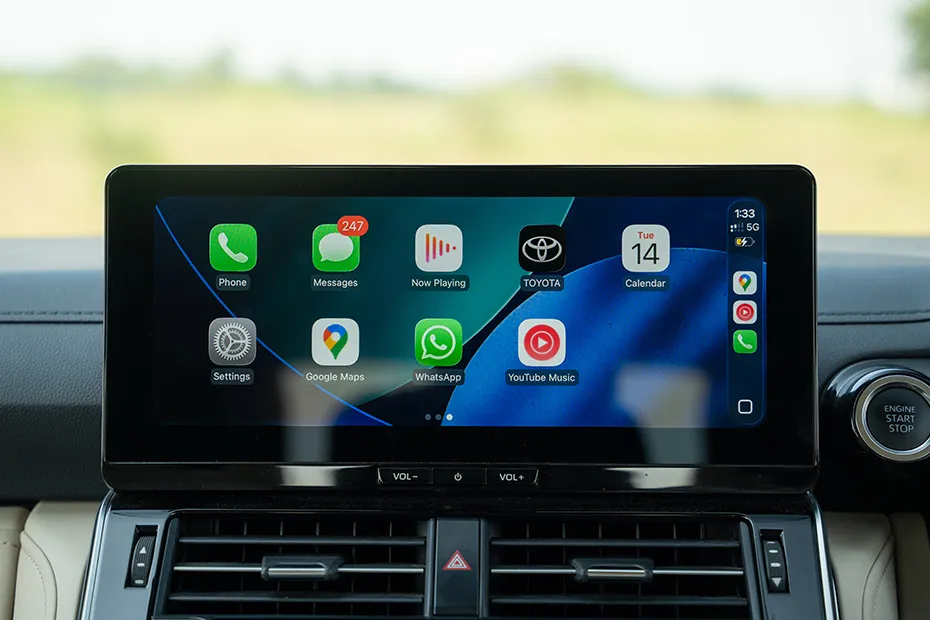 Toyota Land Cruiser 300 Interior — Infotainment System Main Menu