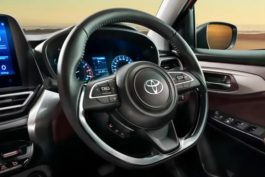 Toyota Taisor Interior — Steering Wheel