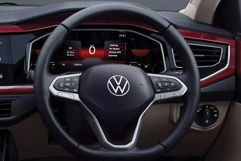 Volkswagen Virtus Interior — Steering Wheel