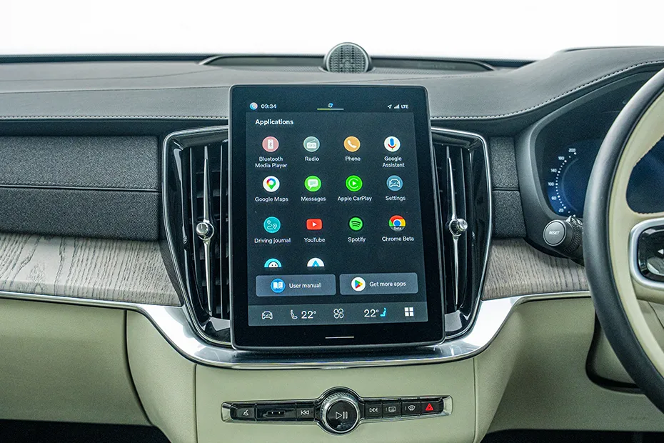 Volvo XC90 Interior — Infotainment System Main Menu